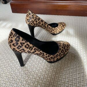 Franco Sarto Animal Print Heels